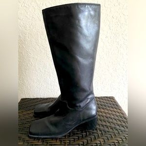 Black Knee High Boots